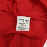 me ISSEY MIYAKE ウール混 ニット MI34JK801 クルーネック カットソー レッド レディース ミー イッセイミヤケ【中古】5-1103T♪