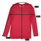 me ISSEY MIYAKE ウール混 ニット MI34JK801 クルーネック カットソー レッド レディース ミー イッセイミヤケ【中古】5-1103T♪