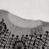 ANTIPAST シースルー ナイロン 長袖Ｔシャツ カットソー ロンＴ グレー レディース アンティパスト【中古】5-1105M∞