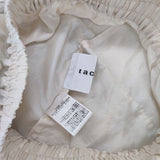 tactor コットンポリエステル チェック ロングスカート ベージュ レディース タクター【中古】5-1105M∞