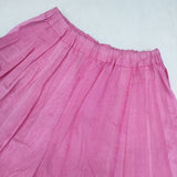 MANAMI SAKURAI マナミ サクライ The painting 手染め テーパード 定価27000円 コットン イージー パンツ ピンク レディース【中古】5-1126M∞