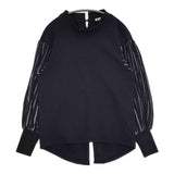 enn hut コットン プルオーバー カットソー ブラック レディース エンハット【中古】5-1105M∞