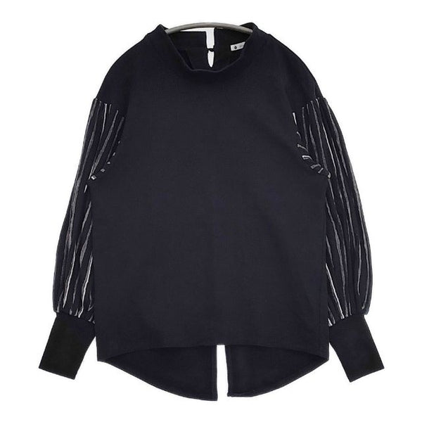 enn hut コットン プルオーバー カットソー ブラック レディース エンハット【中古】5-1105M∞