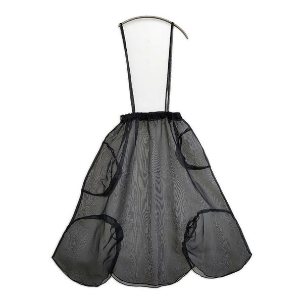 frankygrow オーガンジー ロングスカート ブラック レディース フランキーグロウ【中古】5-1105M∞