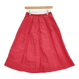 R&D.M.Co- リネンシルク ロングスカート レッド レディース オールドマンズテーラー【中古】5-1105M∞