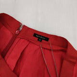 R&D.M.Co- リネンシルク ロングスカート レッド レディース オールドマンズテーラー【中古】5-1105M∞