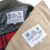 R&D.M.Co- XS 中綿ライナー付き ガーメントダイ ステンカラーコート ベージュ レディース オールドマンズテーラー【中古】5-1127T∞