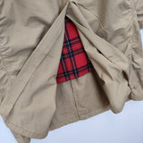 R&D.M.Co- XS 中綿ライナー付き ガーメントダイ ステンカラーコート ベージュ レディース オールドマンズテーラー【中古】5-1127T∞