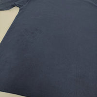 homspun 30/1天竺 BIG Tシャツ M オーバーサイズ ビッグシルエット 半袖Ｔシャツ カットソー ネイビー レディース ホームスパン【中古】5-0809S♪