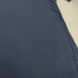 homspun 30/1天竺 BIG Tシャツ M オーバーサイズ ビッグシルエット 半袖Ｔシャツ カットソー ネイビー レディース ホームスパン【中古】5-0809S♪