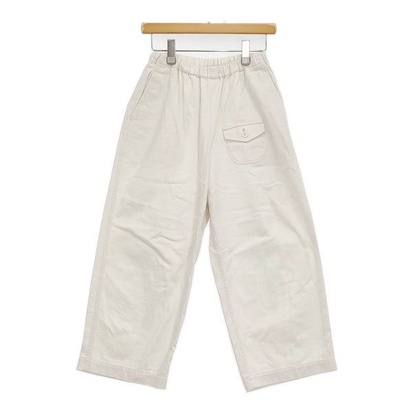 ゴーシュ カツラギワイドパンツ G184-P030 サイズ2 パンツ ホワイト レディース ゴーシュ【中古】5-1018G♪