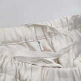 ゴーシュ カツラギワイドパンツ G184-P030 サイズ2 パンツ ホワイト レディース ゴーシュ【中古】5-1018G♪