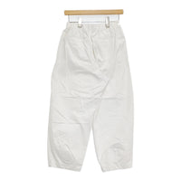 かぐれ コットンクロップドパンツ GA46-24M016 定価15400円 イージー クロップドパンツ ホワイト レディース かぐれ【中古】5-0815M♪