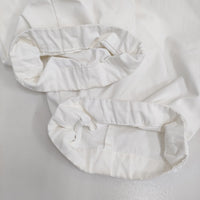 かぐれ コットンクロップドパンツ GA46-24M016 定価15400円 イージー クロップドパンツ ホワイト レディース かぐれ【中古】5-0815M♪