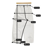 かぐれ コットンクロップドパンツ GA46-24M016 定価15400円 イージー クロップドパンツ ホワイト レディース かぐれ【中古】5-0815M♪