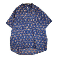 OUTIL CHEMISIER COLETTA フラワープリント 定価33000円 花柄 オープンカラー 半袖シャツ 25SS ブルー ピンク メンズ ウティ【中古】5-0731S♪