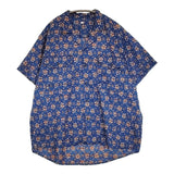 OUTIL CHEMISIER COLETTA フラワープリント 定価33000円 花柄 オープンカラー 半袖シャツ 25SS ブルー ピンク メンズ ウティ【中古】5-0731S♪