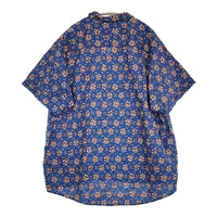 OUTIL CHEMISIER COLETTA フラワープリント 定価33000円 花柄 オープンカラー 半袖シャツ 25SS ブルー ピンク メンズ ウティ【中古】5-0731S♪