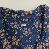 OUTIL CHEMISIER COLETTA フラワープリント 定価33000円 花柄 オープンカラー 半袖シャツ 25SS ブルー ピンク メンズ ウティ【中古】5-0731S♪
