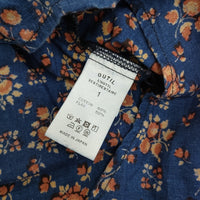 OUTIL CHEMISIER COLETTA フラワープリント 定価33000円 花柄 オープンカラー 半袖シャツ 25SS ブルー ピンク メンズ ウティ【中古】5-0731S♪