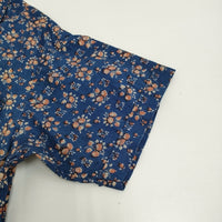 OUTIL CHEMISIER COLETTA フラワープリント 定価33000円 花柄 オープンカラー 半袖シャツ 25SS ブルー ピンク メンズ ウティ【中古】5-0731S♪