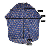 OUTIL CHEMISIER COLETTA フラワープリント 定価33000円 花柄 オープンカラー 半袖シャツ 25SS ブルー ピンク メンズ ウティ【中古】5-0731S♪