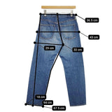 Shinzone 17SMSPA02 ストレートデニム 38 ジーンズ デニムパンツ ブルー レディース シンゾーン【中古】5-1016G∞