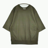 INTERIM REVERSE WEAVE S/S HARD TWIST SWEAT SHIRT サイズ5 定価19800円 スウェット カーキ メンズ インテリム【中古】5-0731S♪