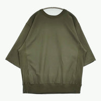 INTERIM REVERSE WEAVE S/S HARD TWIST SWEAT SHIRT サイズ5 定価19800円 スウェット カーキ メンズ インテリム【中古】5-0731S♪