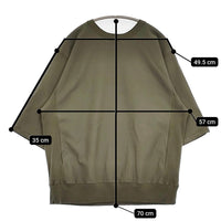 INTERIM REVERSE WEAVE S/S HARD TWIST SWEAT SHIRT サイズ5 定価19800円 スウェット カーキ メンズ インテリム【中古】5-0731S♪