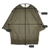 INTERIM REVERSE WEAVE S/S HARD TWIST SWEAT SHIRT サイズ5 定価19800円 スウェット カーキ メンズ インテリム【中古】5-0731S♪