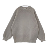 H BEAUTY&YOUTH 1613-105-3206 ローゲージ セーター ニット グレー レディース エイチビューティアンドユース【中古】5-1007T△