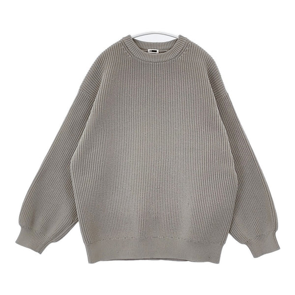 H BEAUTY&YOUTH 1613-105-3206 ローゲージ セーター ニット グレー レディース エイチビューティアンドユース【中古】5-1007T△
