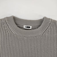 H BEAUTY&YOUTH 1613-105-3206 ローゲージ セーター ニット グレー レディース エイチビューティアンドユース【中古】5-1007T△