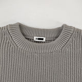 H BEAUTY&YOUTH 1613-105-3206 ローゲージ セーター ニット グレー レディース エイチビューティアンドユース【中古】5-1007T△