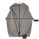 H BEAUTY&YOUTH 1613-105-3206 ローゲージ セーター ニット グレー レディース エイチビューティアンドユース【中古】5-1007T△