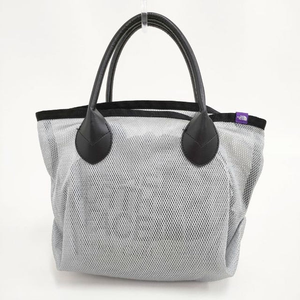 THE NORTH FACE PURPLE LABEL Mesh Field Tote S インナーバッグ付き 定価13200円 NN7404N トートバッグ グレー レディース ザノースフェイスパープルレーベル【中古】5-1122G∞
