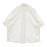 HOPE STOCKHOLM ホープ Deco Shirt WOM36 MAN44 コットン 半袖シャツ ホワイト メンズ【中古】6-0422S∞