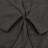 R&D.M.Co- ガーメントダイトリミングジャケット M 定価63800円 ノーカラージャケット ブラック レディース オールドマンズテーラー【中古】5-1018M♪