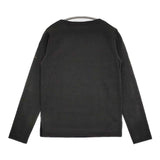 R&D.M.Co- ボートネック 長袖Ｔシャツ カットソー ロンＴ ブラック レディース オールドマンズテーラー【中古】5-1016M∞