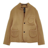 R&D.M.Co- ウールフェルトジャケット サイズL ジャケット キャメル レディース オールドマンズテーラー【中古】5-1022T♪