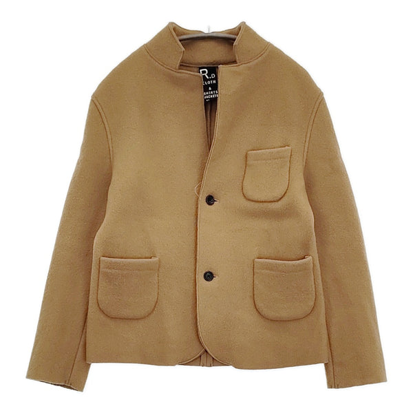 R&D.M.Co- ウールフェルトジャケット サイズL ジャケット キャメル レディース オールドマンズテーラー【中古】5-1022T♪