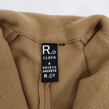 R&D.M.Co- ウールフェルトジャケット サイズL ジャケット キャメル レディース オールドマンズテーラー【中古】5-1022T♪