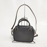 R&D.M.Co- レザー ボストンバッグ ミニ 定価49500円 ショルダーバッグ ブラック レディース オールドマンズテーラー【中古】5-1103G∞