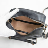 R&D.M.Co- レザー ボストンバッグ ミニ 定価49500円 ショルダーバッグ ブラック レディース オールドマンズテーラー【中古】5-1103G∞