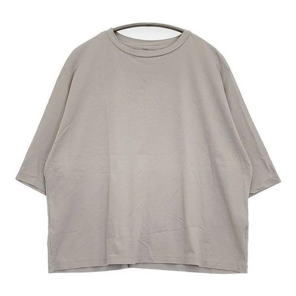 中川政七商店 強撚綿のプルオーバー 七分袖 定価8470円 カットソー グレー レディース 中川政七商店【中古】5-1016S∞