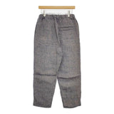 中川政七商店 麻のメランジ織パンツ リネンイージーワイド パンツ ネイビー レディース 中川政七商店【中古】5-1016M∞