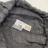 中川政七商店 麻のメランジ織パンツ リネンイージーワイド パンツ ネイビー レディース 中川政七商店【中古】5-1016M∞