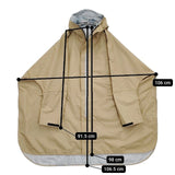 UNITED ARROWS/kiu 別注 レインポンチョ 収納バッグ付き コート ベージュ ユニセックス ユナイテッドアローズ/キウ【中古】5-1016M∞