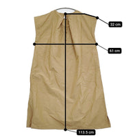 45R/45rpm コットンリネンハケ目DRESS ドレス 定価36300円 ワンピース ベージュ レディース フォーティーファイブアールピーエム【中古】5-0731S♪